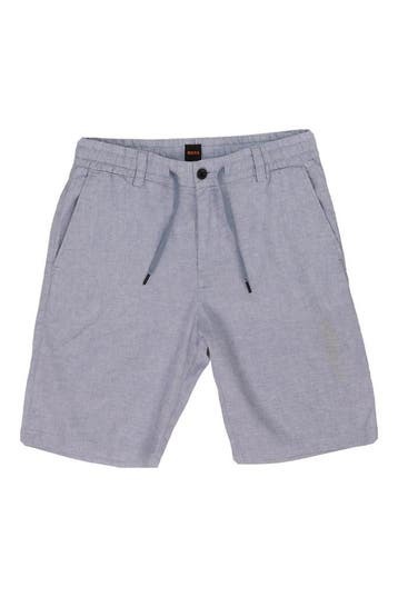 Hugo Boss Korte broek in maat 33 Blauw, Kleding | Heren, Verzenden, Zo goed als nieuw, Blauw, Hugo Boss