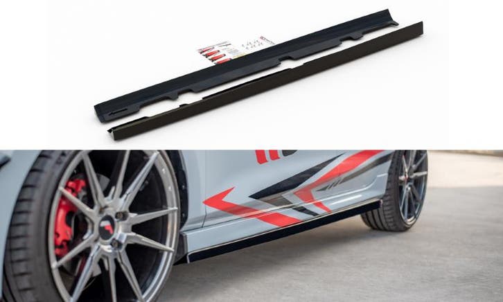 Zijskirts Diffusers Ford Fiesta Mk8 ST / ST-Line V.2, Auto-onderdelen, Carrosserie en Plaatwerk, Ophalen of Verzenden