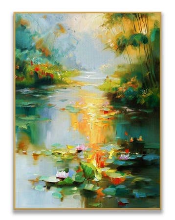 Stefano - Lotus Pond at Golden Hour