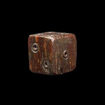 Oud-Romeins, Keizerrijk Been dobbelsteen - Ancient Roman