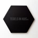 Wandtegel scale hexagon honingraad 6-hoekig mat zwart, Ophalen, Nieuw, 10 m² of meer, Wandtegels