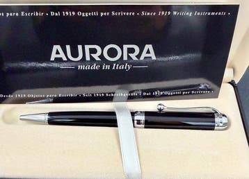 Aurora - Talentum D31 Black - Balpen, Nieuw