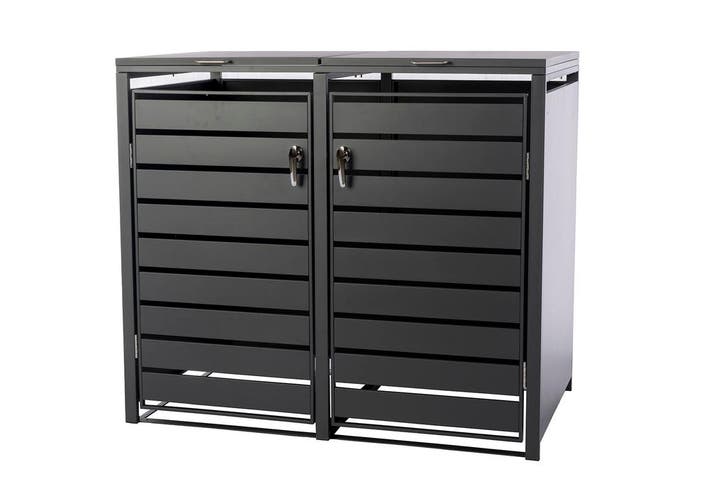 Containerberging staal dubbel, Tuin en Terras, Bergingen en Tuinkasten, Verzenden