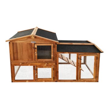 Konijnenhok | Cavia | Dierenverblijf | 145x45x85cm | Hout, Verzenden, Nieuw