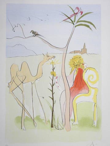Salvador Dali (1904-1989) - La Cour Du Lion