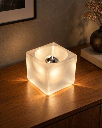Peill & Putzler - Tafellamp - Ice Cube TA 14 - Opaline glas
