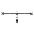 Desk Mount Triple LogiLink 13-27 (Standaards, Monitors), Ophalen of Verzenden, Nieuw