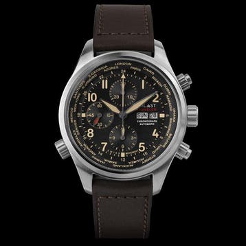 Ublast - Traveler Chronograph World Time - REF.UBTRCH47BN -, Nieuw