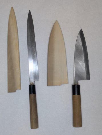 Keukenmes - Staal, Hout - Japan - Professioneel gebruik met