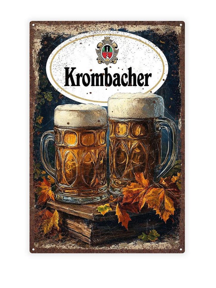 Krombacher Bier, Huis en Inrichting, Woonaccessoires | Wanddecoraties, Ophalen of Verzenden