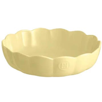 Emile Henry Madeleine Taartvorm Rond Vanille Ø27cm, Verzenden, Nieuw