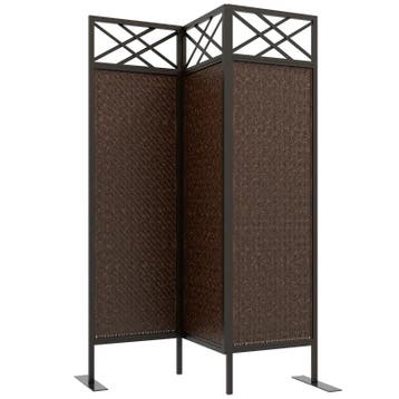TRUUSK Scheidingsscherm Vintage Design - 3 Delen - 148x33x18, Verzenden