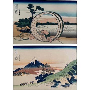 Ukiyo-e | Katsushika Hokusai /  - Japanse houtsneden /, Antiek en Kunst