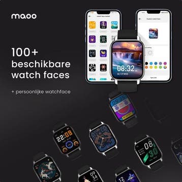 2dekans | Maoo Amplify 2 Smartwatch – Bluetooth Belfunctie –, Ophalen of Verzenden, Zo goed als nieuw