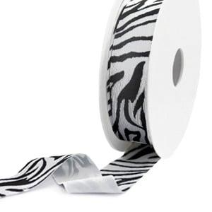 c.a. 50 cm Elastisch lint Ibiza 25mm Black-white, Ophalen of Verzenden, Nieuw, Kraal