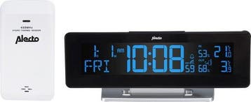 Alecto WS-2500 Wekker met weerstation - Altijd de juiste tij, Verzenden, Zo goed als nieuw