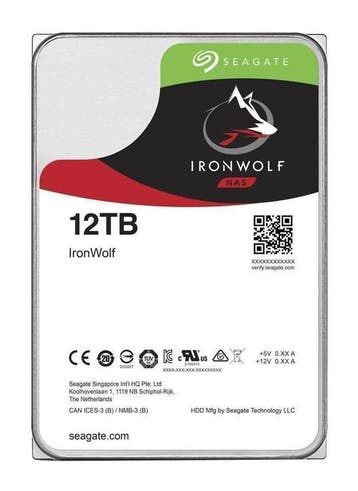 Seagate NAS HDD IronWolf interne harde schijf 12 TB 7200…, Computers en Software, Verzenden, Nieuw