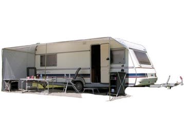Eurotrail Schuifluifel Caravan 700 X 240 Cm Polyester Grijs, Verzenden, Nieuw