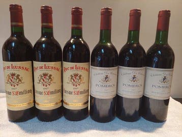 1997 x 3 Roc de Lussac & x 3 Château Du Couvent - Bordeaux -, Nieuw