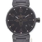 Louis Vuitton - Tambour All Black GM - QA049 - Heren -, Sieraden, Tassen en Uiterlijk, Horloges | Heren, Nieuw