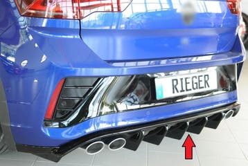 Aggressive Diffuser voor Volkswagen T-Roc R / R-Line Mk1, Ophalen of Verzenden