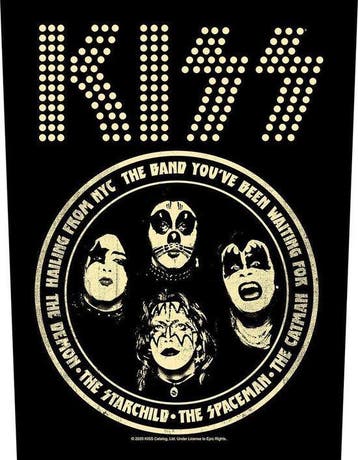 KISS - Hailing From NYC - Backpatch officiële merchandise, Ophalen of Verzenden, Nieuw, Kleding