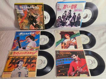 Santana - 6x Vinyl - Black Magic Woman and 5 More Japanese, Nieuw in verpakking