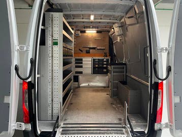 Zakelijke Lease |  Mercedes-Benz Sprinter Servicewagen 311 2, Stof, Gebruikt, Euro 6, Wit