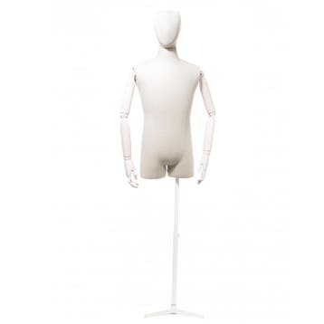 *TIP*  VINTAGE 3/4 TORSO HEER MERK GRUPPO CORSO WIT / ZAND, Ophalen of Verzenden