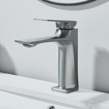 Moderne Wastafelkraan Messing - Enkel Hendel Mixer - Warm &, Verzenden, Nieuw
