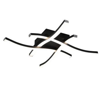Zwarte plafondlamp Go, metaal, modern, 5w, 4000K LED, Ophalen of Verzenden, Nieuw, Metaal, Modern