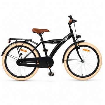 SJOEF Urban Jongensfiets 24 inch - Mat Zwart, Verzenden, Nieuw, 20 inch of meer, Overige merken
