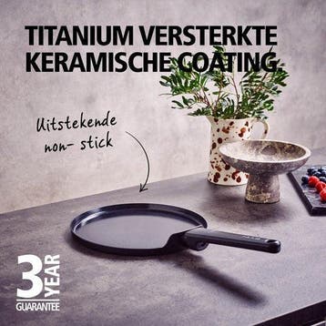Brabantia VANTA Pannenkoekenpan - Ø 24 cm – Ergonomisch en, Verzenden, Nieuw