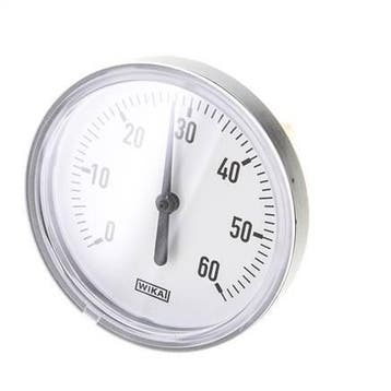0 tot +60°C Plastic Bimetalen Thermometer 80mm Behuizing, Verzenden, Nieuw