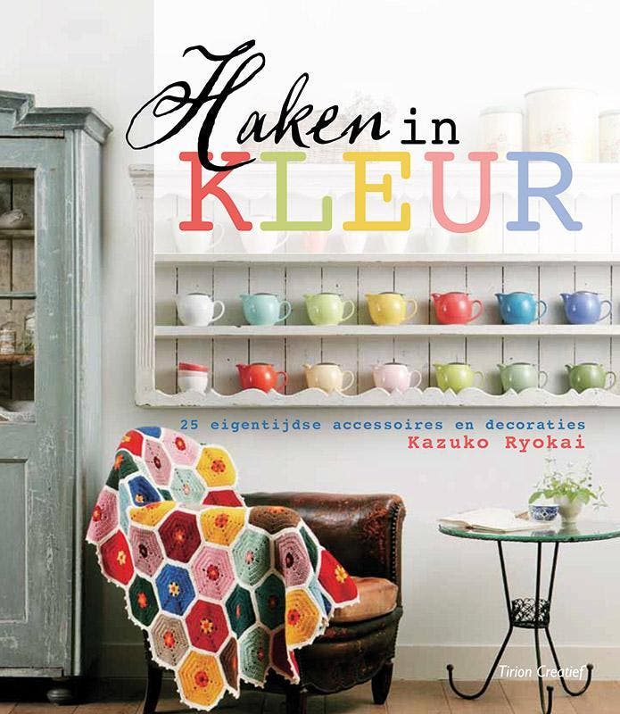Tirion creatief Haken in kleur / Tirion creatief, Boeken, Hobby en Vrije tijd, Zo goed als nieuw, Verzenden