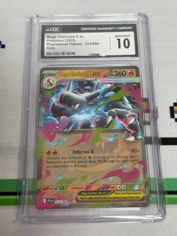 Pokémon - 1 Graded card - Charizard - CGC 10 - Scarlet &, Nieuw