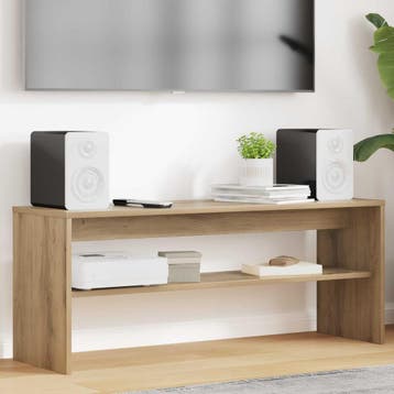 vidaXL TV-kast 100 x 30 x 40 cm Artisan Eiken Bewerkt hout, Minder dan 50 cm, Verzenden, Nieuw, Minder dan 100 cm