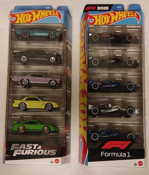 Hot Wheels 1:64 - Modelauto (10) - Conjunto Fast & Furious, Hobby en Vrije tijd, Modelauto's | 1:5 tot 1:12