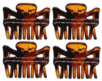 Haarspeld Haarklemmen 3cm – Basic – Kunststof – Bruin – Set, Nieuw