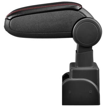 Armsteun - Opel Zafira A - kunstleer - zwart+rood stiksel, Verzenden, Nieuw