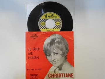 vinyl single 7 inch - Christiane - Je Deed Me Huilen, Verzenden, Zo goed als nieuw, 7 inch, Nederlandstalig