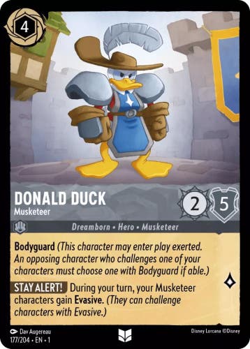 [177/204] - DONALD DUCK - Musketeer ENG FOIL [M/NM], Ophalen of Verzenden, Nieuw
