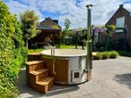 Hottub Hybride of Elektrisch | Hot Tub Houtgestookt | Qrest, Ophalen of Verzenden, Nieuw, Pomp, Vast