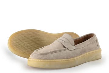 Manfield Instappers in maat 43 Beige, Manfield, Overige kleuren, Verzenden, Overige typen