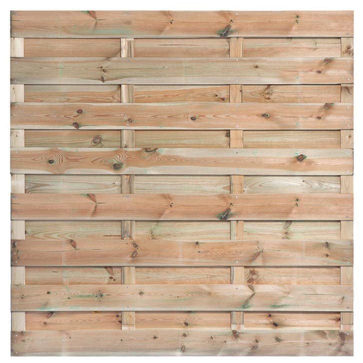 Schutting Tuinscherm Erica 180x180cm Geimpregneerd Grenen-, Tuin en Terras, Schuttingen, Minder dan 3 meter, Nieuw, Hout, 1 tot 2 meter