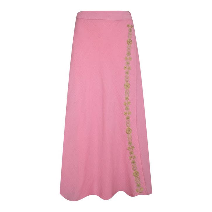 Place du Soleil • roze overslagrok • L, Kleding | Dames, Rokken, Roze, Nieuw, Maat 42/44 (L), Verzenden