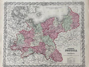 Prussia - Pruisen en Saksen; Coltons - General Atlas - Hand, Boeken, Nieuw