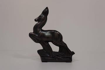 Saint Clement - Beeld, Springende antiloop - 22 cm -, Antiek en Kunst