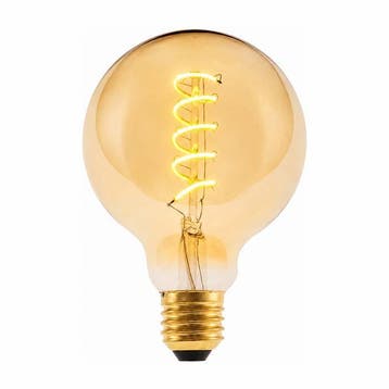 LED lamp E27 | 4 watt dimbaar | 2200K extra warm wit | Globe, Verzenden, Nieuw, E27 (groot), Overige typen