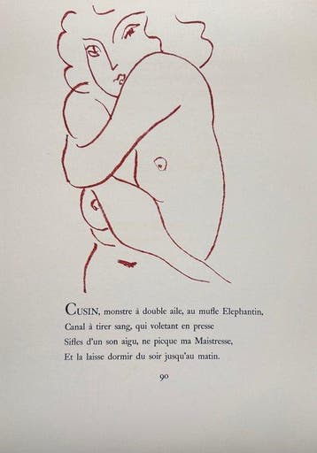Henri Matisse (1869-1954) - “Florilège des Amours de Ronsard, Antiek en Kunst